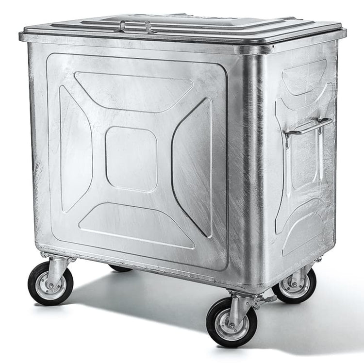 Ochsner Original Abfallcontainer für Haushalt- und Gewerbeabfälle aus Stahl